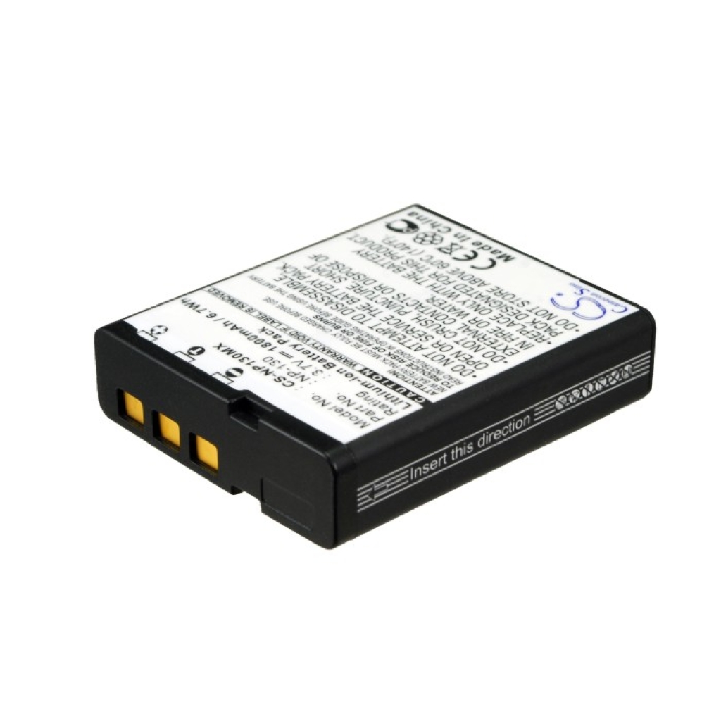 Compatible battery replacement for CASIO  NP-130, NP-130A