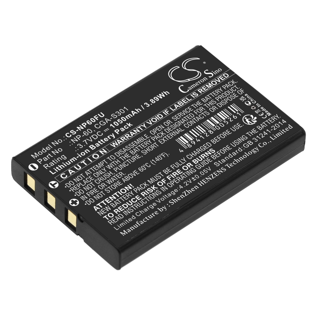 Battery Replaces CGA-S302A