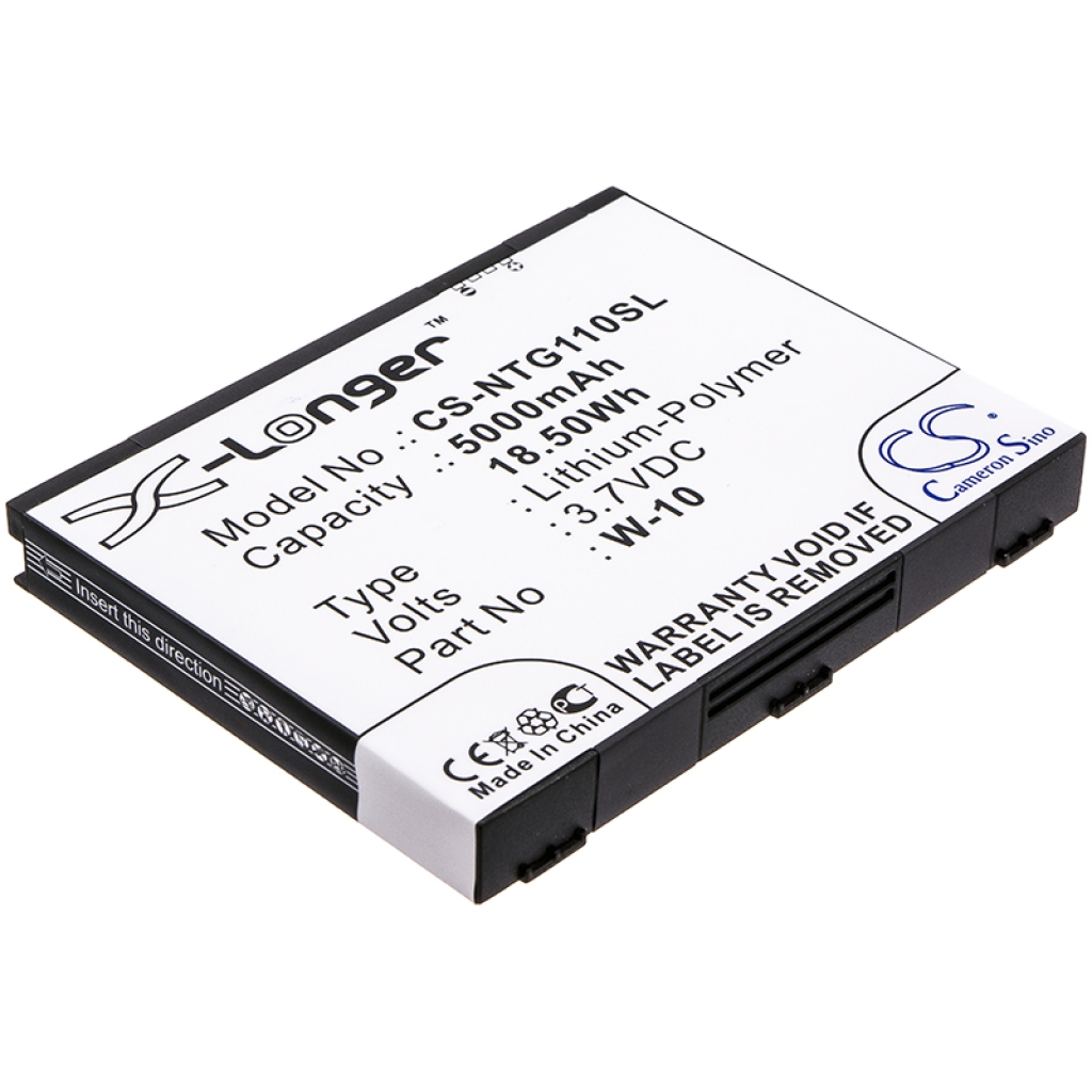 Compatible battery replacement for Netgear  W-10, 308-10019-01