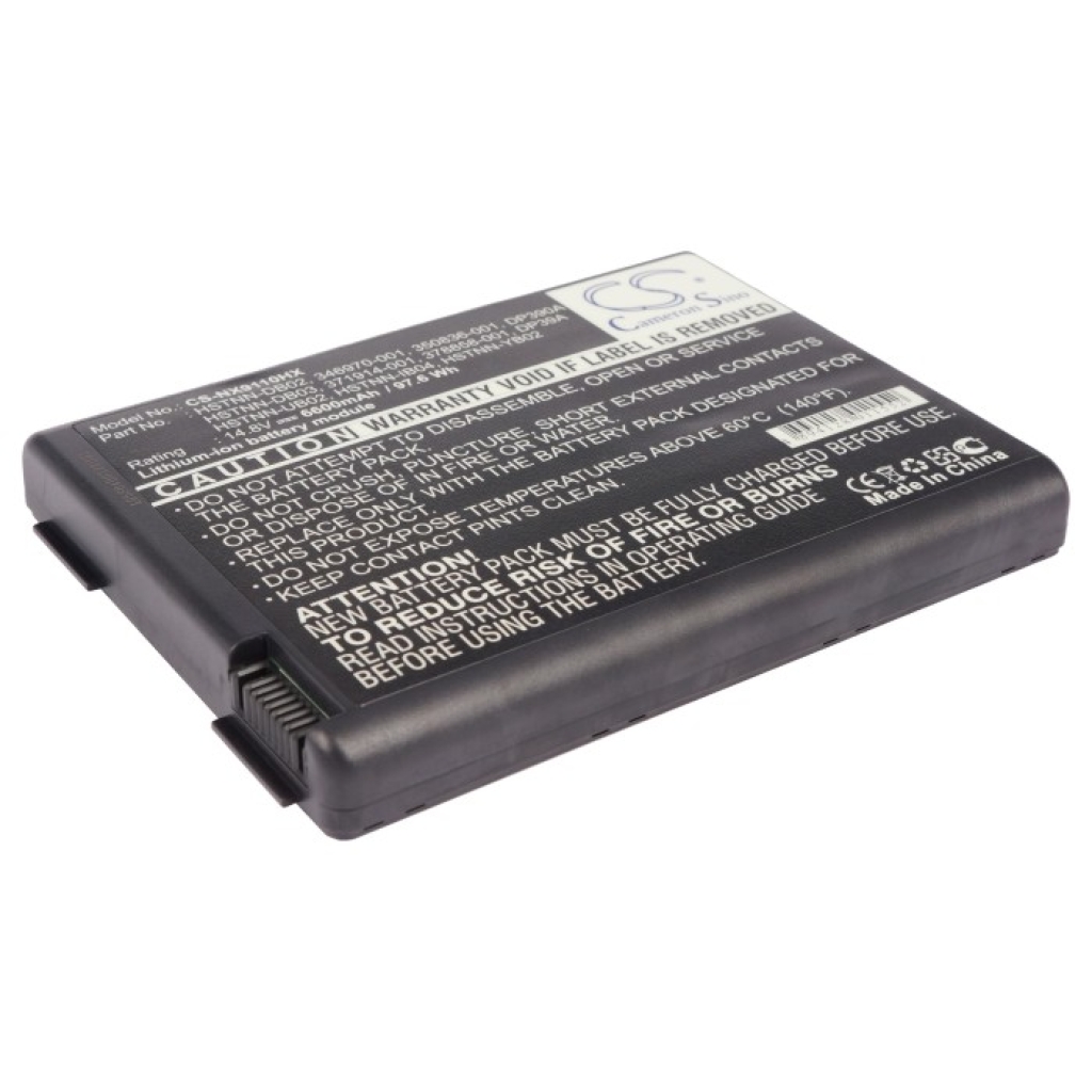 Compatible battery replacement for HP  378858-001, EG416AA, 371913-001, 383965-001, HSTNN-UB02...