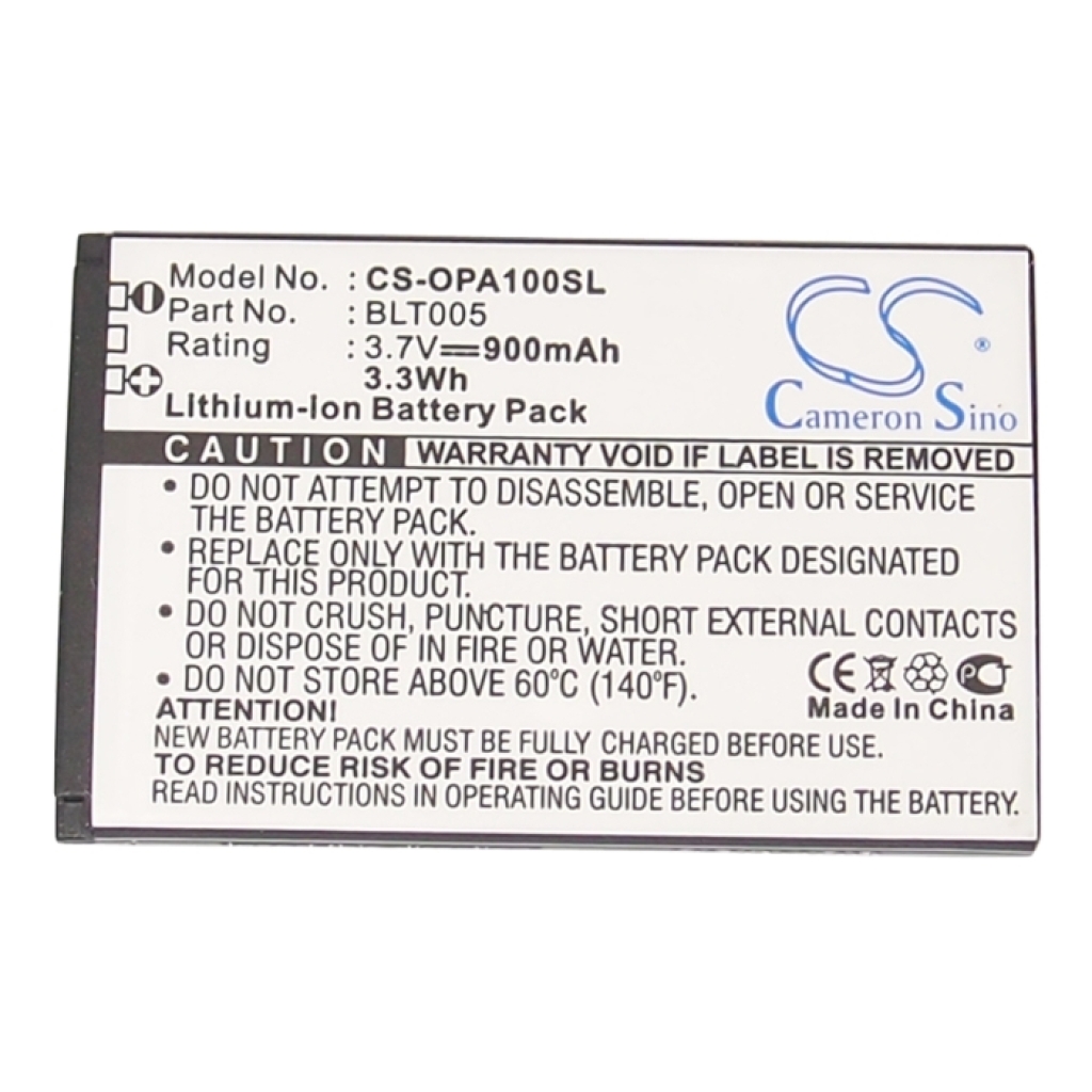 Compatible battery replacement for OPPO BLT005