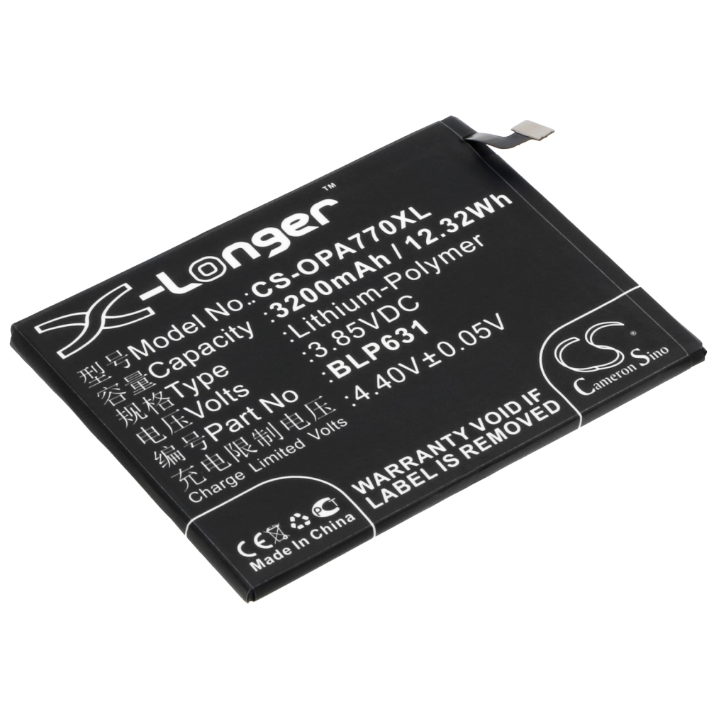 Compatible battery replacement for OPPO  BLP631