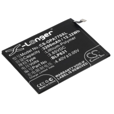 Compatible battery replacement for OPPO BLP631