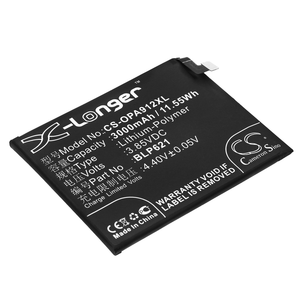 Compatible battery replacement for OPPO  BLP621