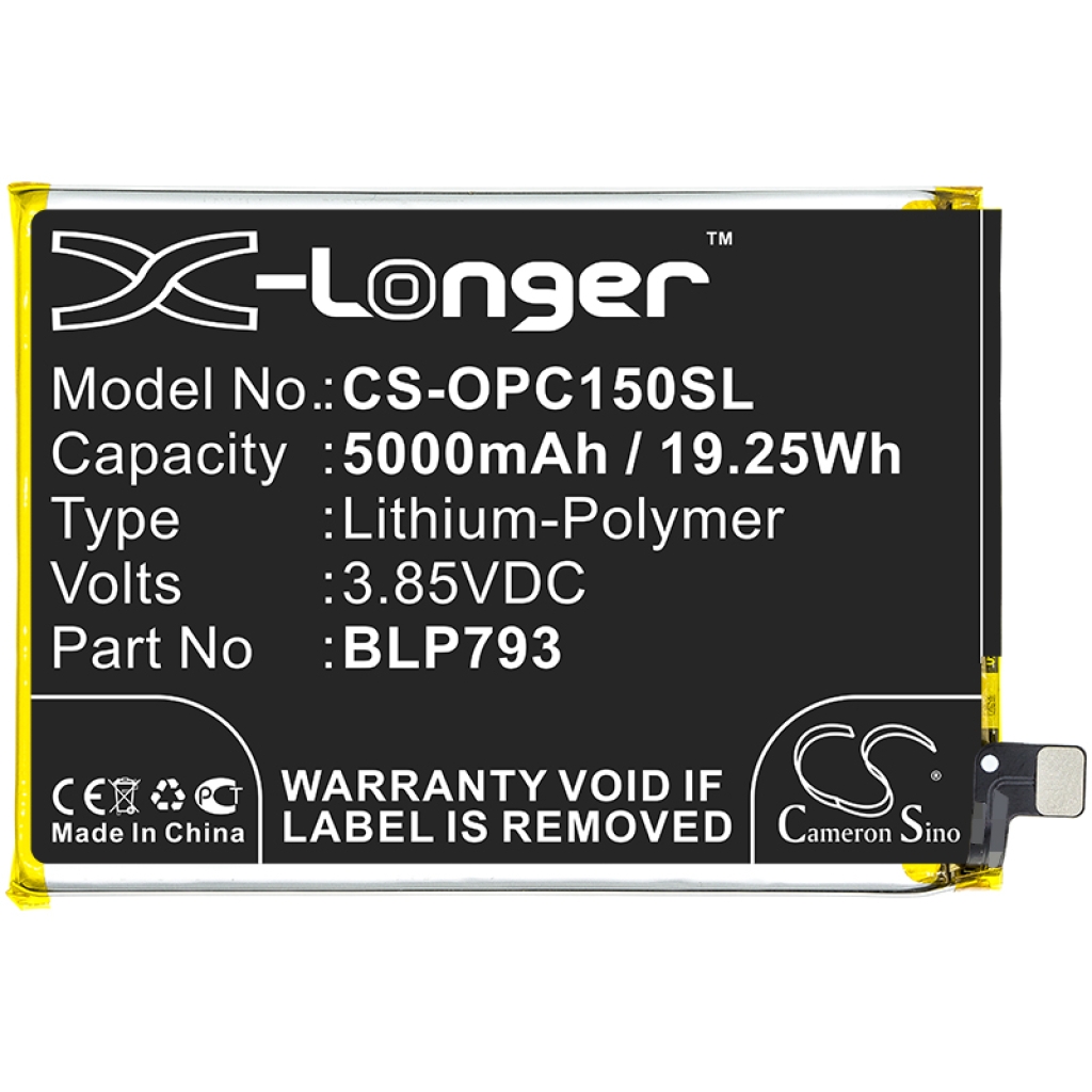 Compatible battery replacement for OPPO  BLP793