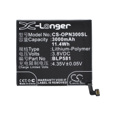 Compatible battery replacement for OPPO  BLP581