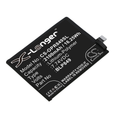 Compatible battery replacement for OPPO BLP849