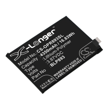 Compatible battery replacement for OPPO  BLP893