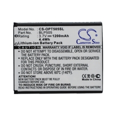 Compatible battery replacement for OPPO  BLP505