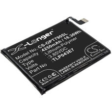 Compatible battery replacement for Alcatel  TLP043E7, TLp043E1