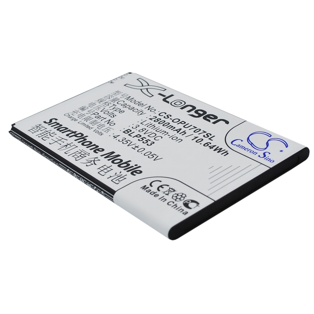 Compatible battery replacement for OPPO  BLP553