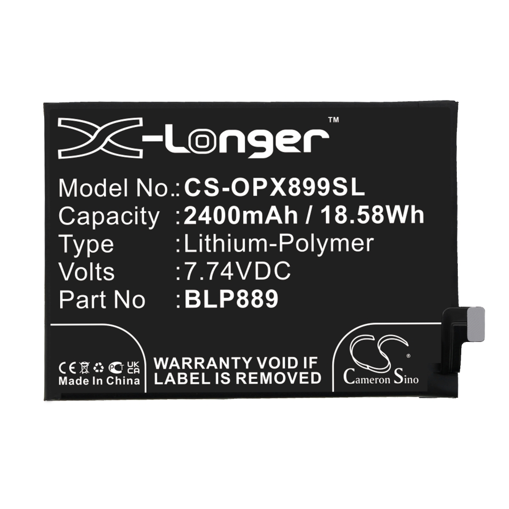 Compatible battery replacement for OPPO  BLP889