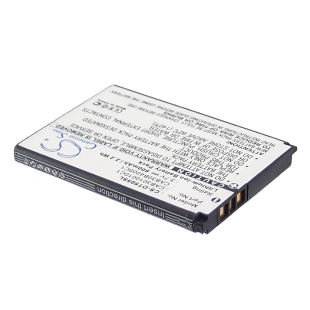 Compatible battery replacement for Alcatel  B-U9X, CAB30M0000C1, CAB30B4000C1, CAB3010010C1, CAB20G0000C1