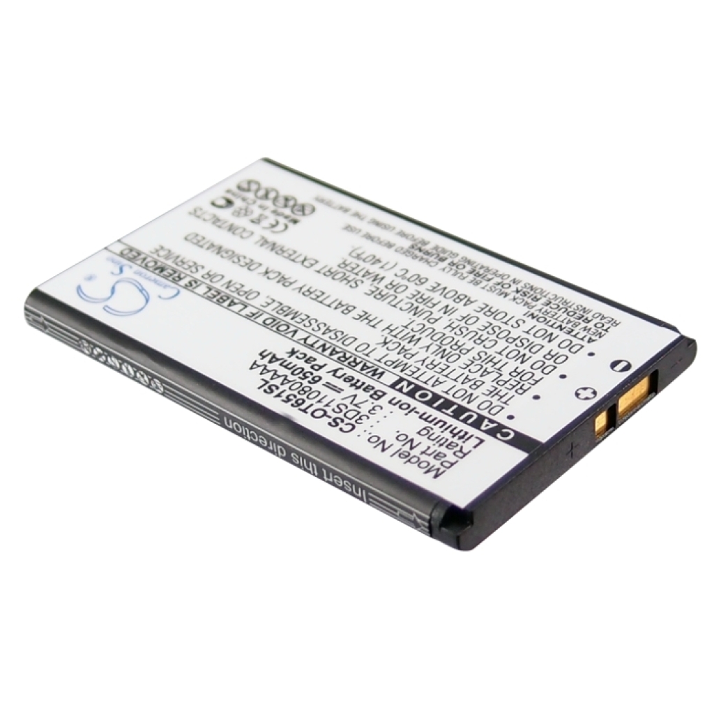 Compatible battery replacement for Alcatel  BY-62, B-VLE56, 3DS11080AAAA, LBT-03, 3DS10744AAAA...