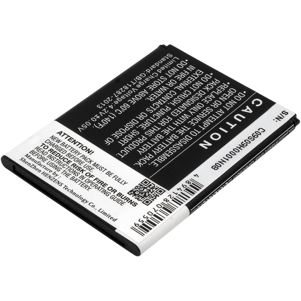 Compatible battery replacement for Alcatel  CAB31P0001C1, CAB31P0000C1, BY71, TB-4T0058200