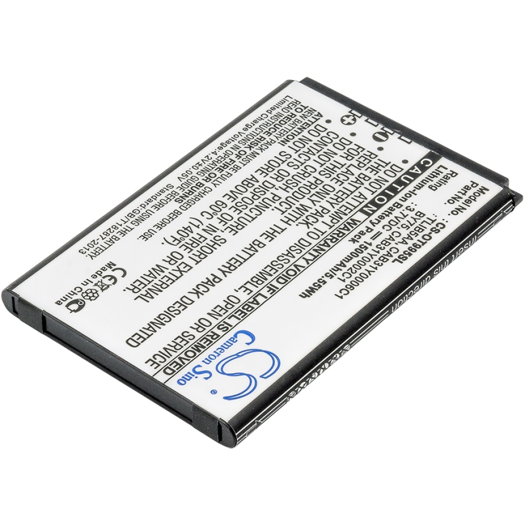 Compatible battery replacement for SFR  CAB31Y0006C1, CAB31Y0002C1, CAB150000SC1, TliB5AD, BY75...