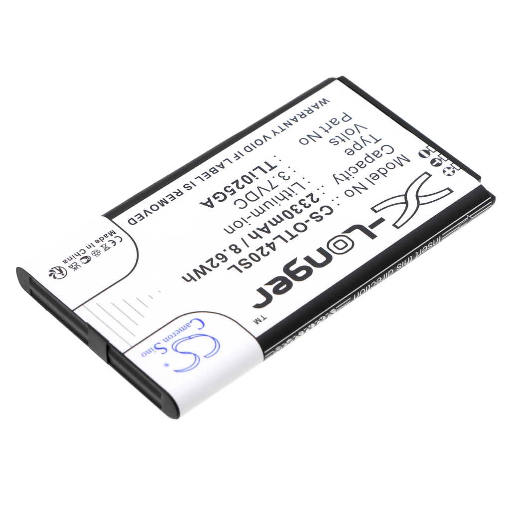 Compatible battery replacement for Alcatel TLI025GA