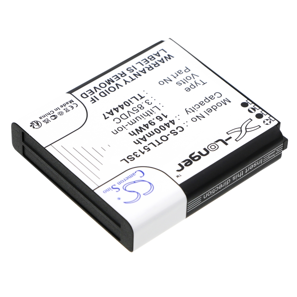 Compatible battery replacement for Alcatel TLI044A7