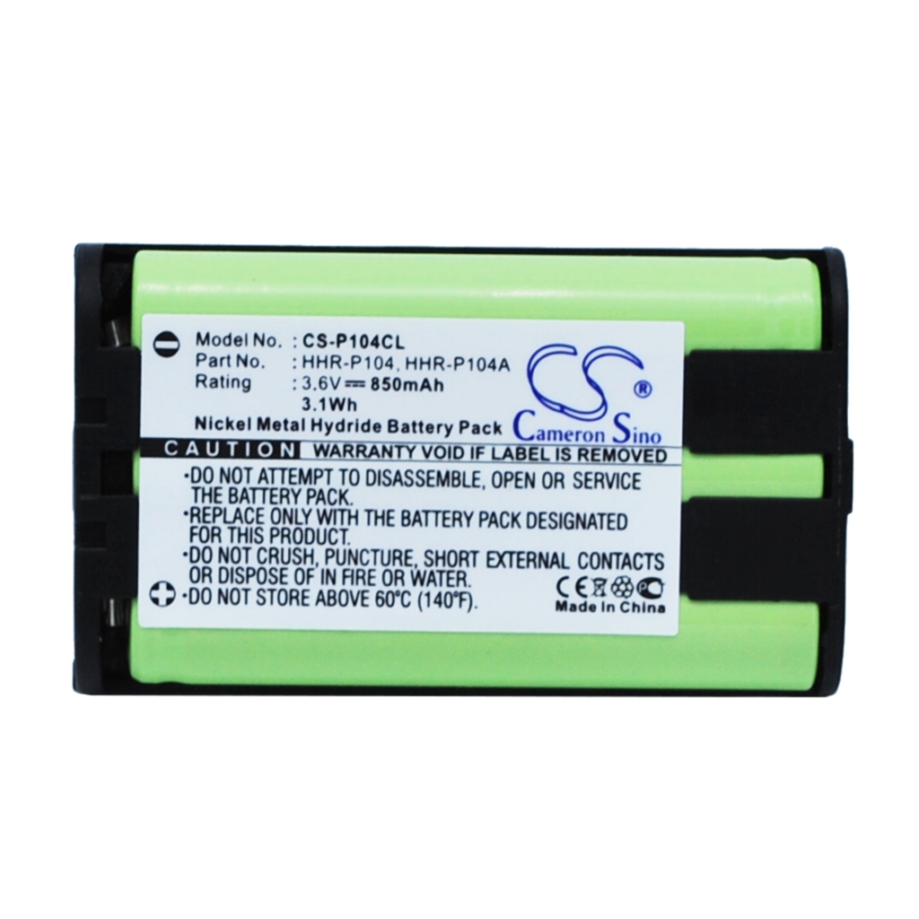 Compatible battery replacement for Panasonic  HHR-P104, 43-9030, TL86411, GP85AAALH3BXZ, 43-9026...