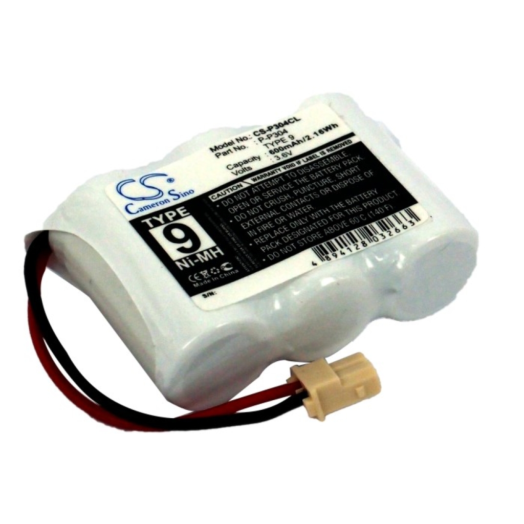 Compatible battery replacement for Bell South  CO100P5, TYPE 9, P-P304PA/1B, B600, TA241...