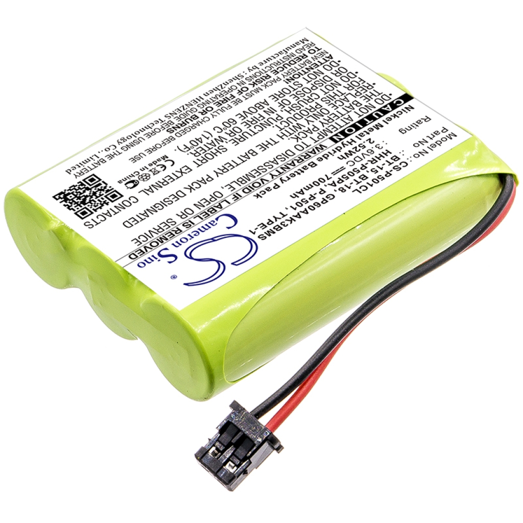 Compatible battery replacement for Uniden  BP-T24, KX-A36, TYPE 1, GP60AAK3BMS, P-P508...