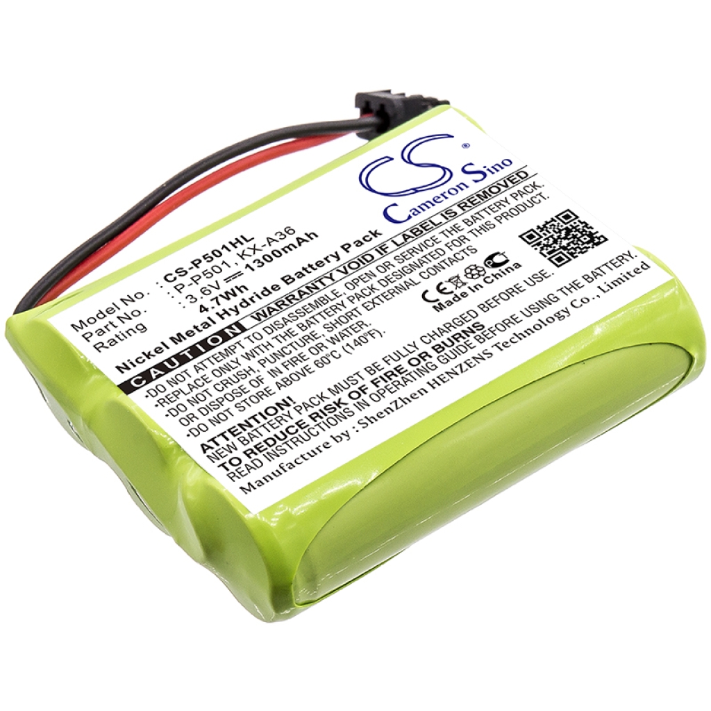 Compatible battery replacement for Panasonic  HHR-P505, TRB-1981, BP-T24, P-P504, HHR-P501...