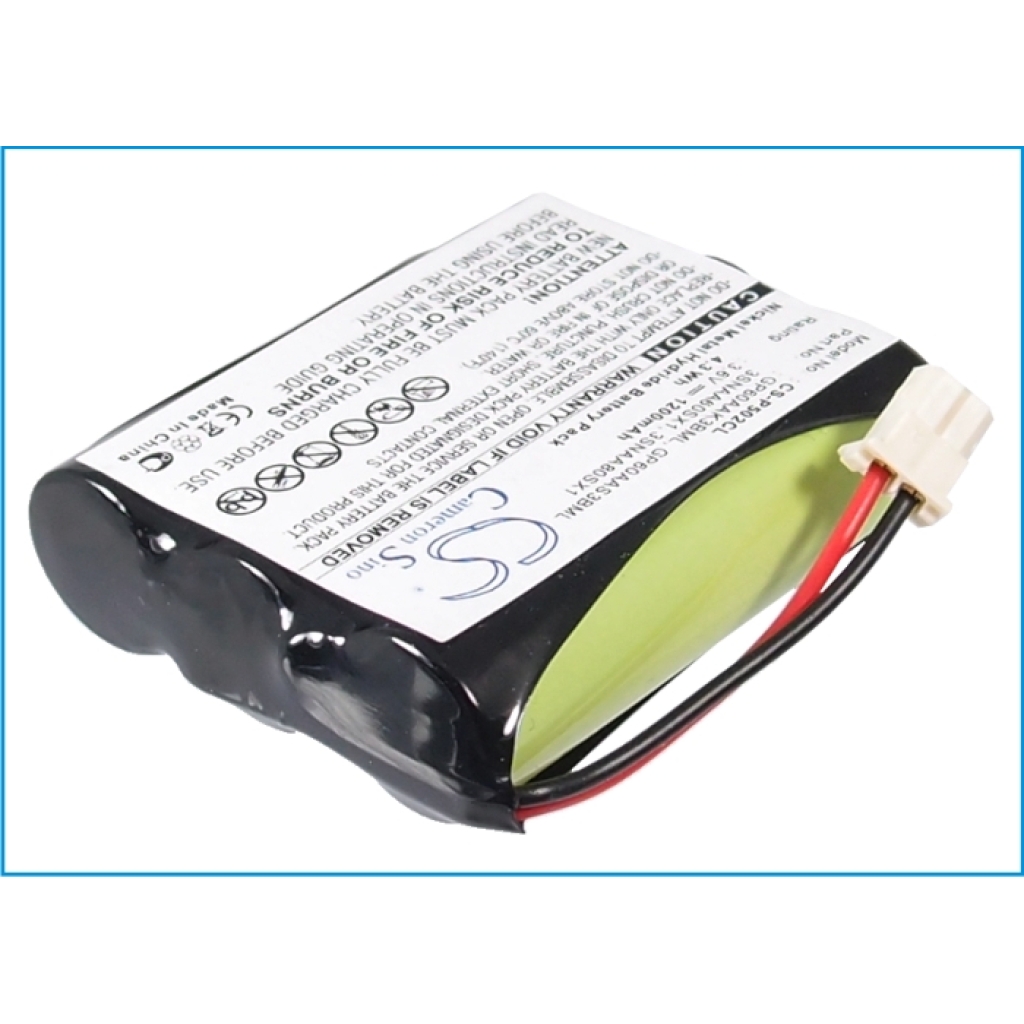 Compatible battery replacement for CIDCO  P-P502, 3SNAA80SX1, GP80AAK3BML, 3SNAA60SX1, GP60AAS3BML...