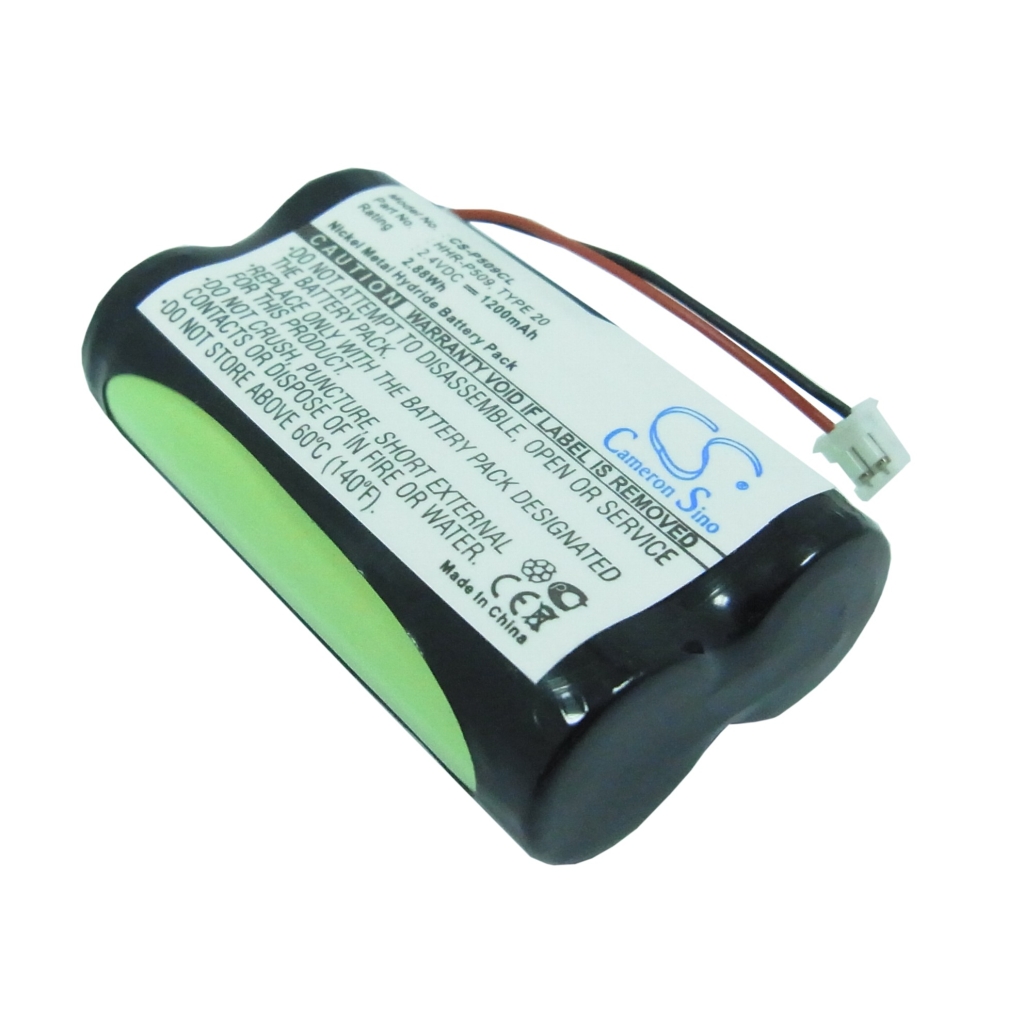 Compatible battery replacement for Sony  HHR-P509, TYPE 20, HHR-15F2G3, PQHP509SVC, PQHHR150AA23...