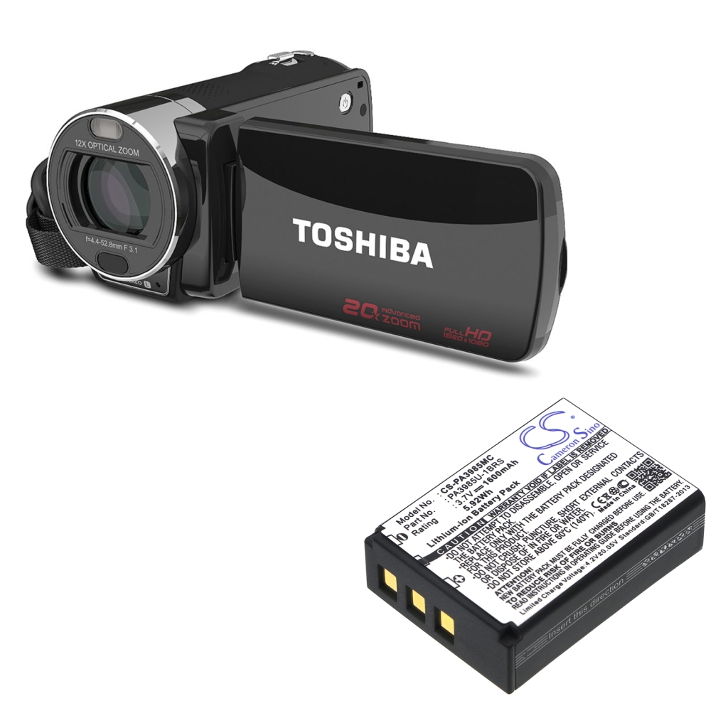 Camera Battery Toshiba CS-PA3985MC