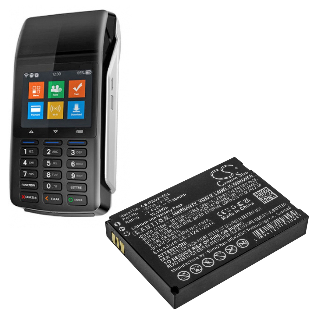 Payment Terminal Battery Pax CS-PAD210BL