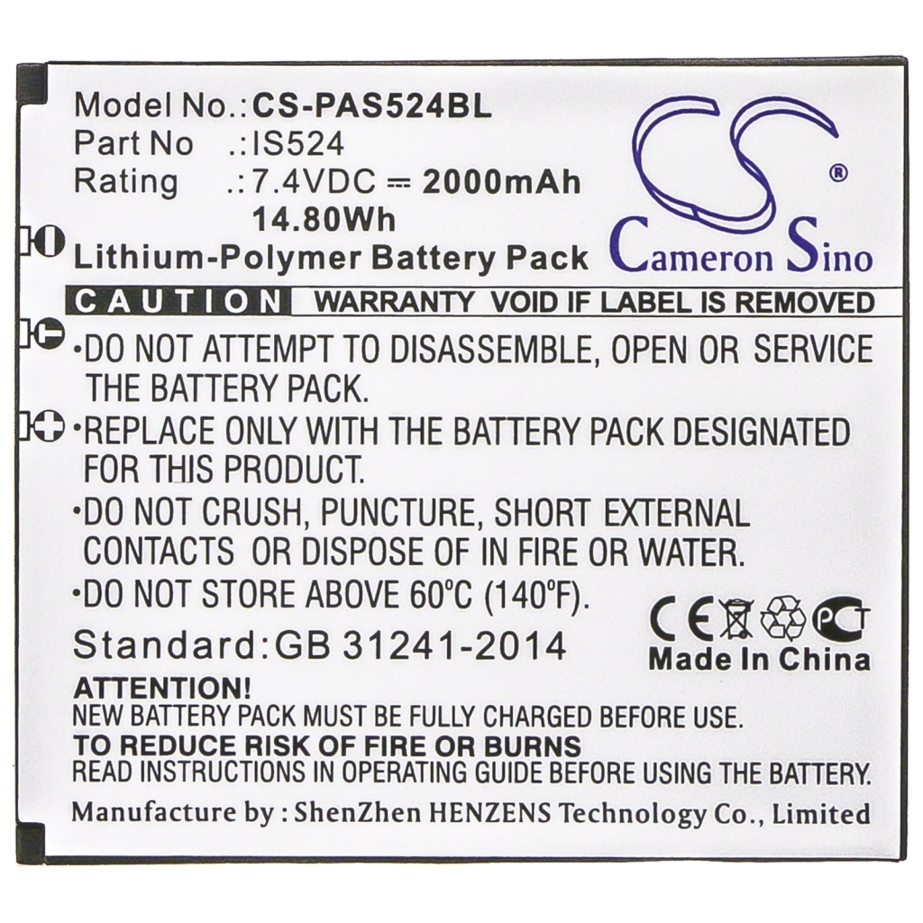 Payment Terminal Battery Pax CS-PAS524BL