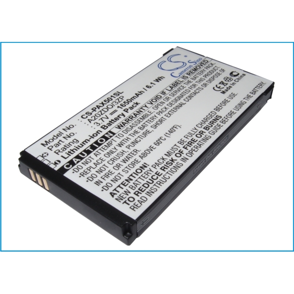 Compatible battery replacement for Philips  A20ZDO/3ZP, AB2000FWML, AB2000AWMC