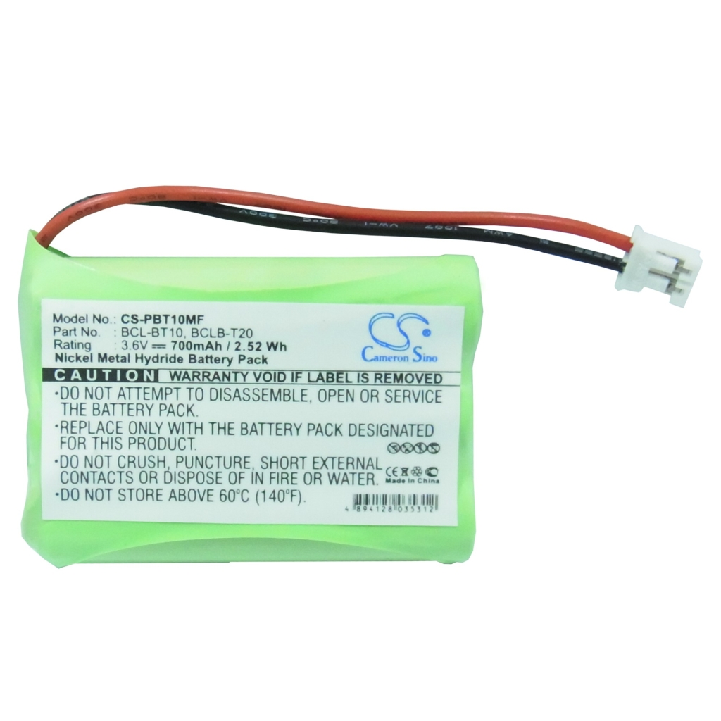 Compatible battery replacement for Brother  BCL-BT10, BCL-BT, LT0197001, BCL-BT20