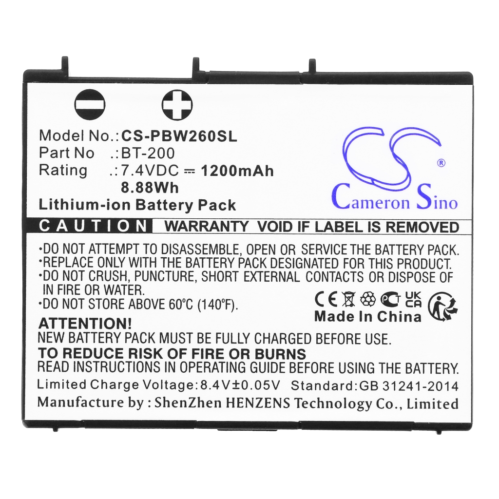 Printer Battery Brother CS-PBW260SL