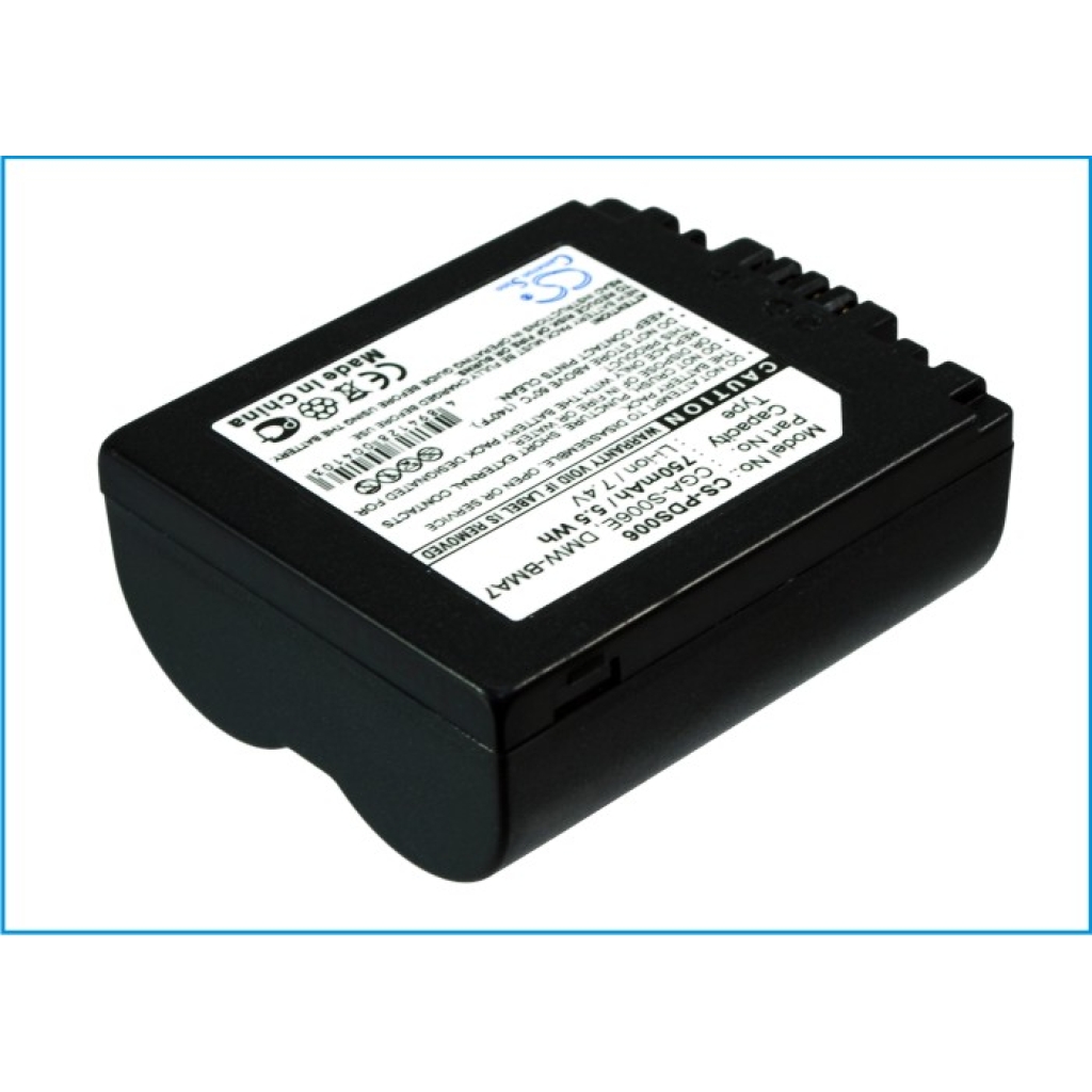 Compatible battery replacement for Panasonic  CGR-S006E/1B, CGA-S006E, CGR-S006E, CGA-S006, CGR-S006A/1B...