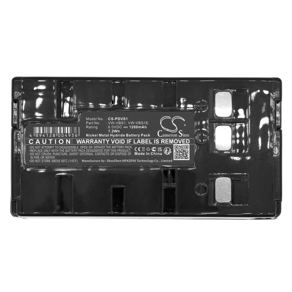 Compatible battery replacement for QUASAR  BN-60U, BN-V400, BN-V14U, VW-VBS2E, 5184-5261...