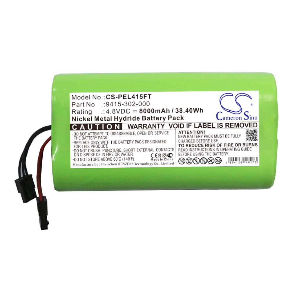 Compatible battery replacement for Pelican  9415-302-000, 9415-301-100, 9418