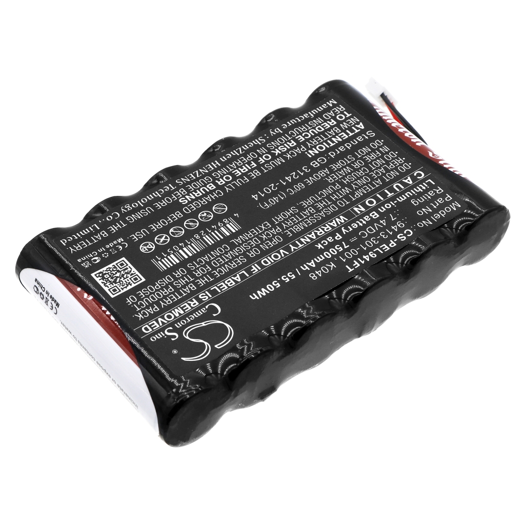 Compatible battery replacement for Pelican  9413-301-001, 9410-301-001E, K048, 9413-301-002