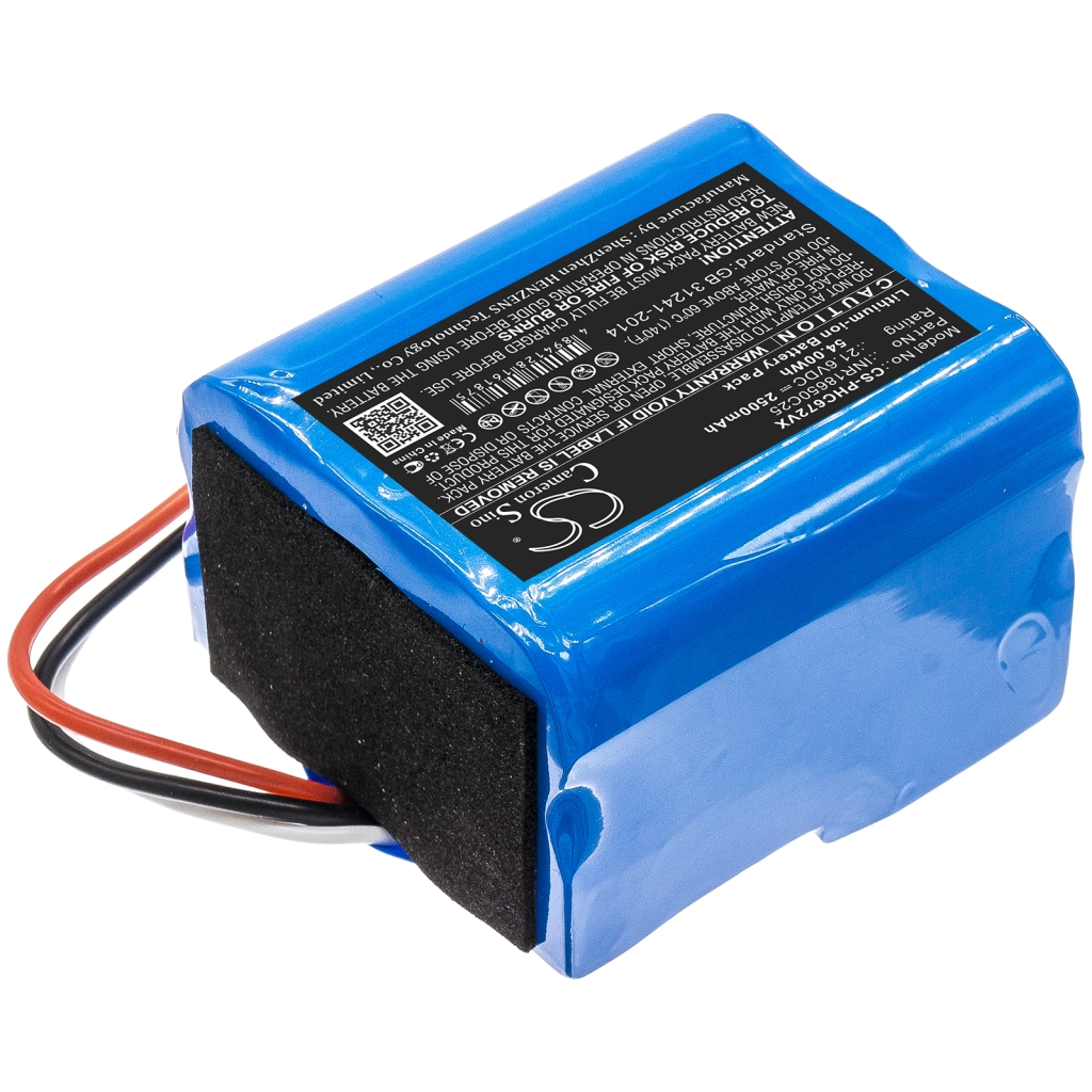 Compatible battery replacement for Philips  BL7734, 300002906404, 3000-029-06404, 3000-018-25613, INR18650C25