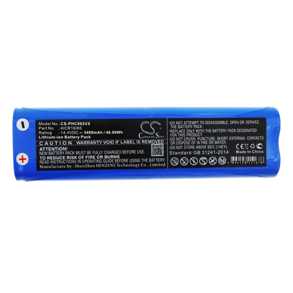 Compatible battery replacement for Bissell  4ICR19/65, 1607381