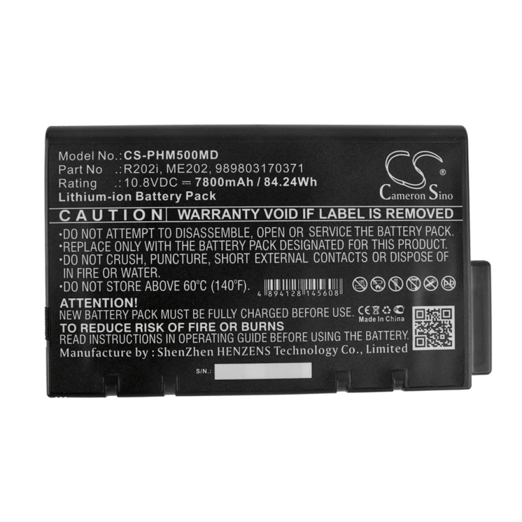 Compatible battery replacement for Philips  989803194541, R202i, 860315, ME202BB, 989803189981...