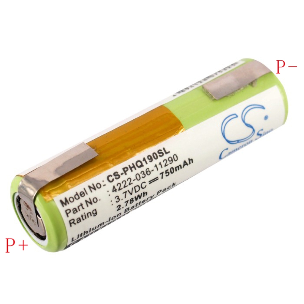 Compatible battery replacement for Philips  036-11290, 4222-036-11290, 4222-036-06410