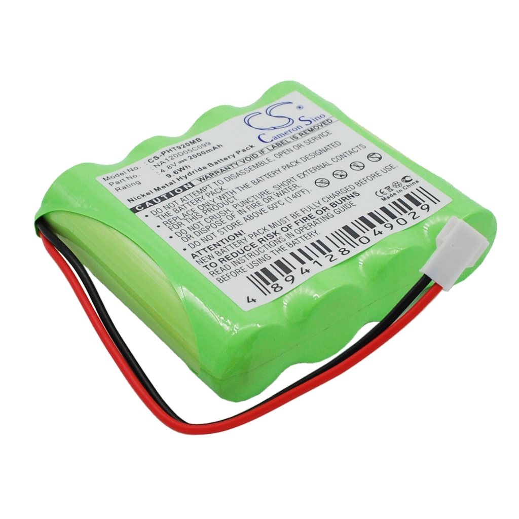 Compatible battery replacement for Philips  T111, NA120D05C099, 70AAS4BMU