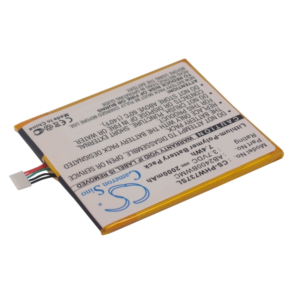 Battery Replaces AB2400BWMC