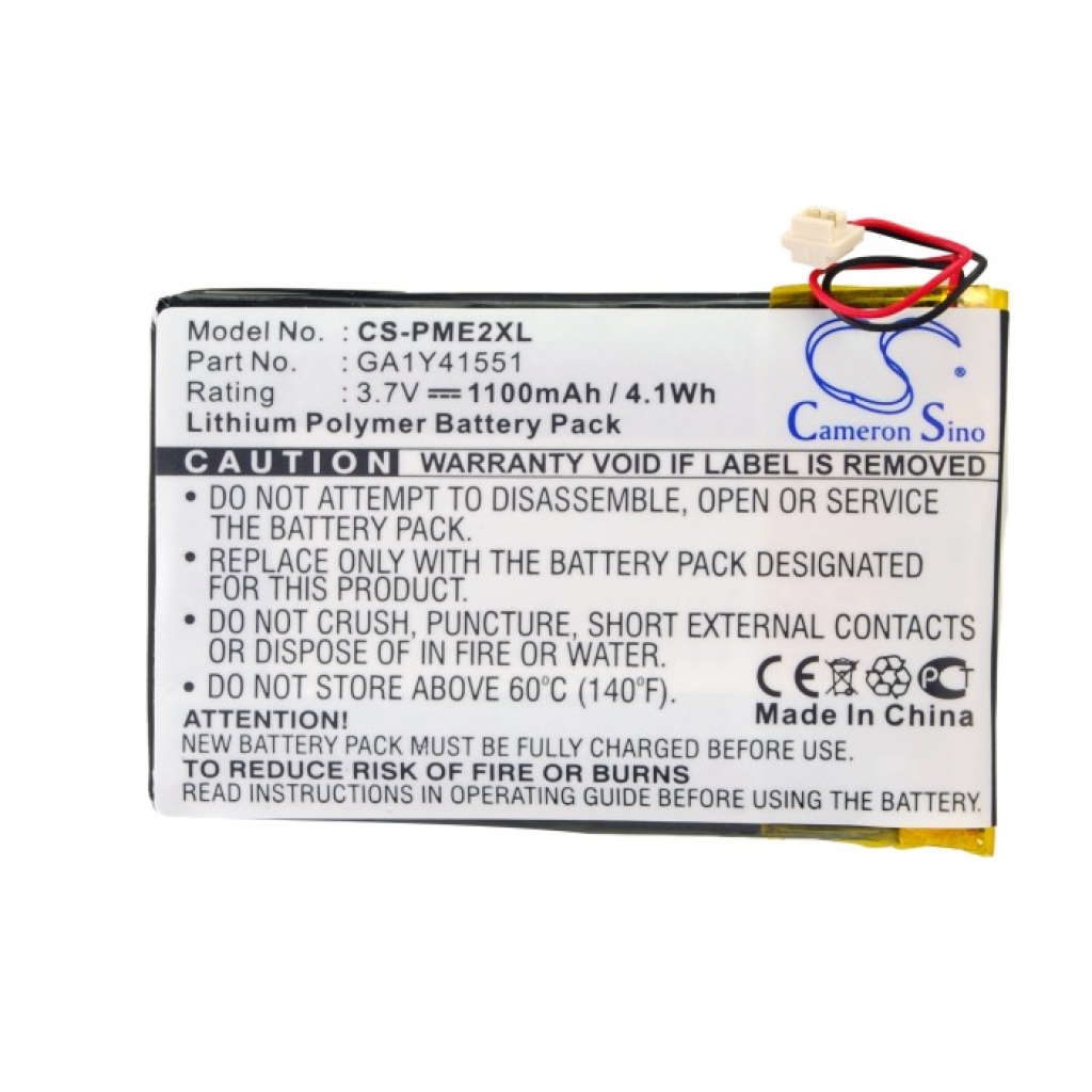 Compatible battery replacement for Palm  GA1Y41551