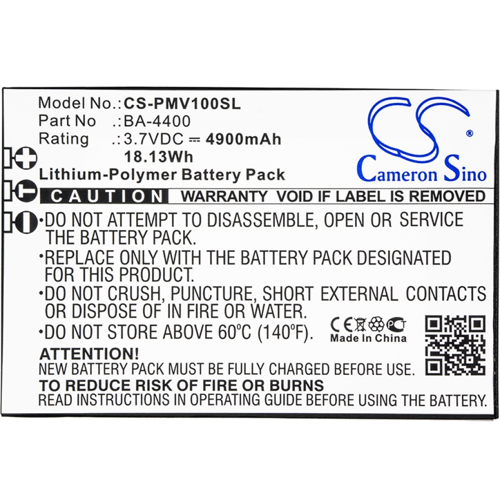 Compatible battery replacement for Lawmate  BA-4400