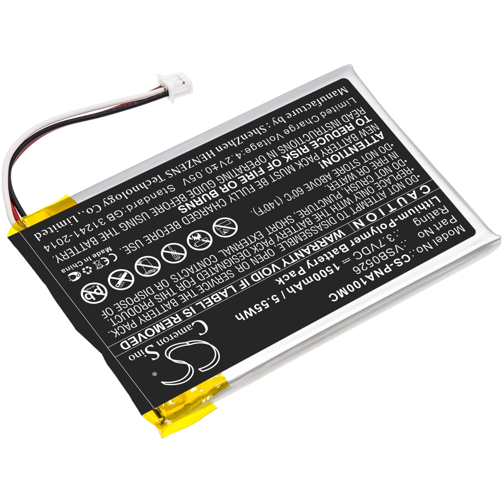 Compatible battery replacement for Panasonic  VSB0526