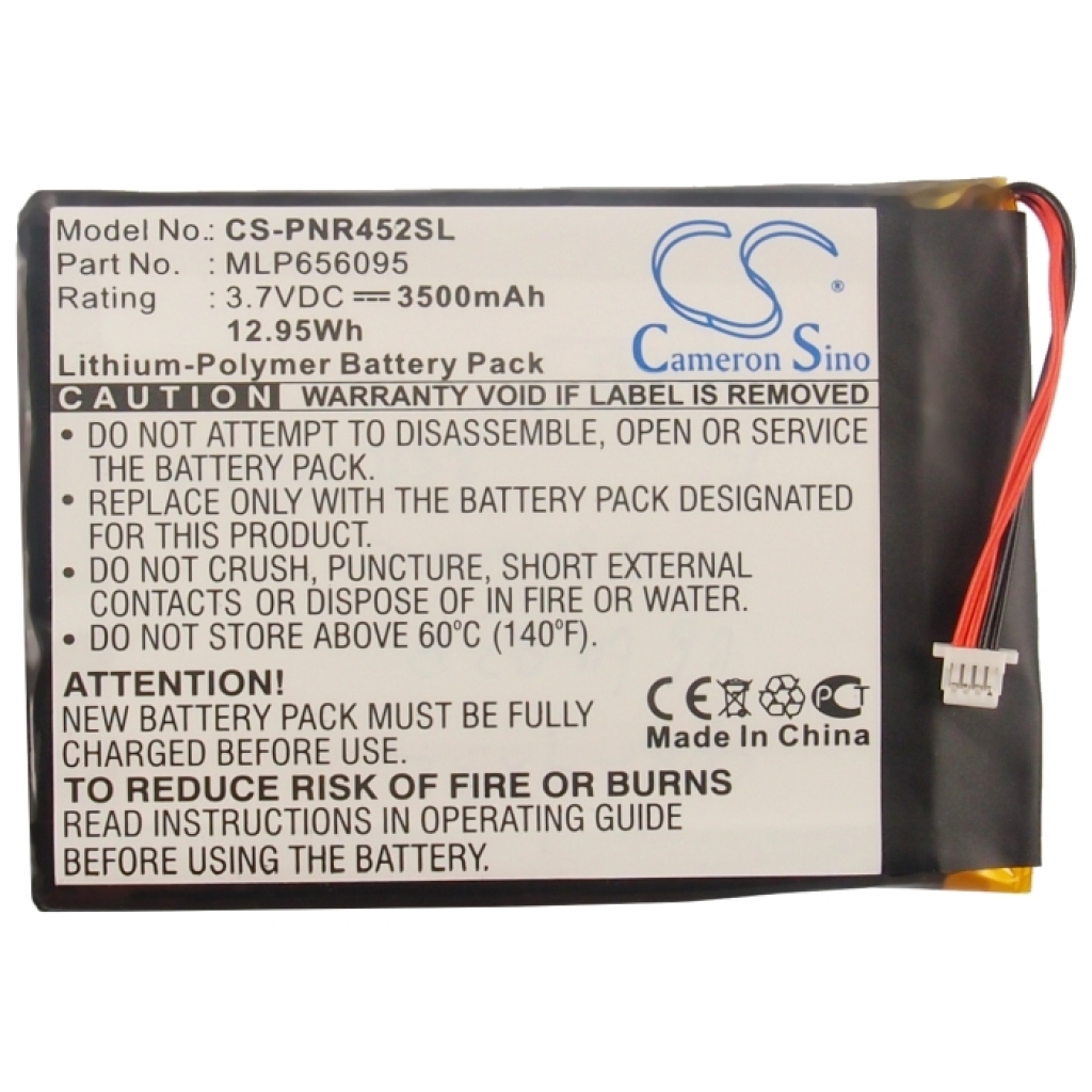 Compatible battery replacement for Pandigital  MLP656095