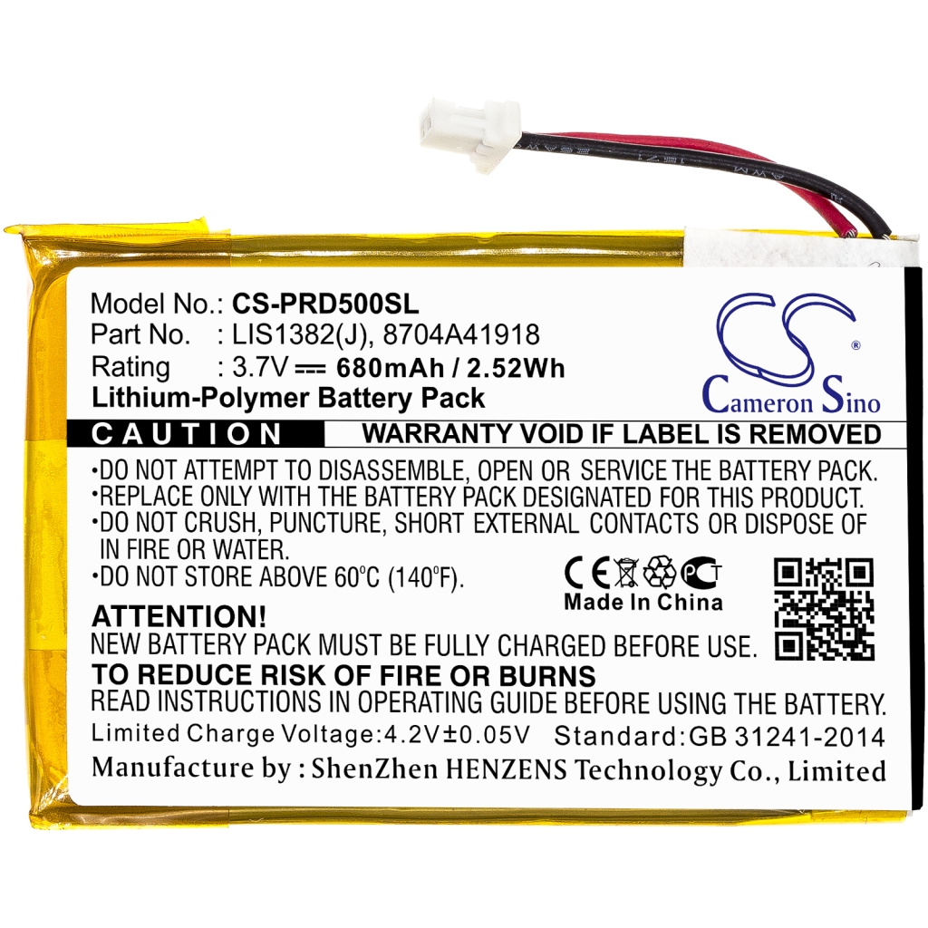 Ebook, eReader Battery Sony CS-PRD500SL