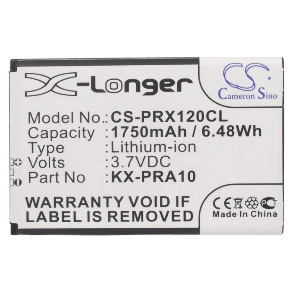 Compatible battery replacement for Panasonic  KX-PRA10